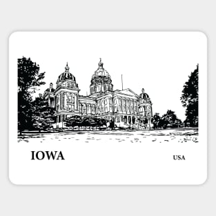 Iowa State USA Magnet